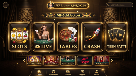 Main screen of F6 Game casino page for PK players