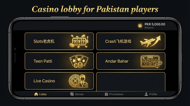 Lobby view of F6 Game for Pakistan users
